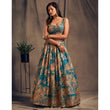 Load image into Gallery viewer, Floral Organza Lehenga Choli with heavy embroidery work ClothsVilla