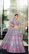 Load image into Gallery viewer, Wedding Wear Purple Sequence Embroidered Work Lehenga Choli Clothsvilla