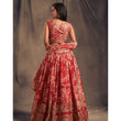 Load image into Gallery viewer, Floral Organza Lehenga Choli with heavy embroidery work ClothsVilla