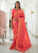 Load image into Gallery viewer, Neon Pink Woven Kanjivaram Silk Saree Clothsvilla