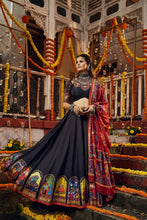 Load image into Gallery viewer, Navratri Special Black Color Digital Print Traditional Lehenga Choli Clothsvilla