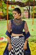 Load image into Gallery viewer, Navratri Special White With Navy Blue Digital Print Traditional Lehenga Choli Clothsvilla