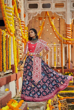 Load image into Gallery viewer, Navratri Special Black With Deep Pink Digital Print Traditional Lehenga With Koti Clothsvilla
