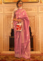 Mulberry Purple Zari Woven Soft Tissue Silk Saree Clothsvilla