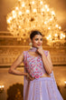 Load image into Gallery viewer, Party Wear Lavender Color Sequence Embroidered Work Lehenga Choli Clothsvilla