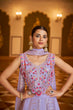 Load image into Gallery viewer, Party Wear Lavender Color Sequence Embroidered Work Lehenga Choli Clothsvilla