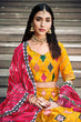 Load image into Gallery viewer, Amazing Yellow Sequins Embroidered Silk Lehenga Choli ClothsVilla