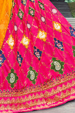Load image into Gallery viewer, Stunning Dark Pink Sequins Embroidered Silk Lehenga Choli ClothsVilla