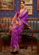 Load image into Gallery viewer, Lollipop Purple Designer Satin Silk Saree Clothsvilla