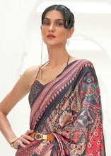 Load image into Gallery viewer, Multi Colour Digital Printed Crepe Silk Saree Clothsvilla