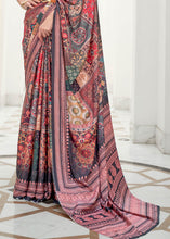 Load image into Gallery viewer, Multi Colour Digital Printed Crepe Silk Saree Clothsvilla