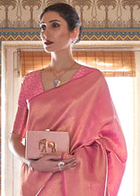 Load image into Gallery viewer, Mauvelous Pink Soft Handloom Weave Kanjivaram Silk Saree : Festival Edition Clothsvilla