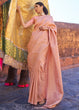 Load image into Gallery viewer, Light Coral Pink Soft Handloom Weave Kanjivaram Silk Saree Clothsvilla