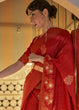 Load image into Gallery viewer, Rufous Red Copper Zari Woven Tussar Silk Saree Clothsvilla
