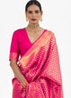 Load image into Gallery viewer, Magenta Pink Kanjivaram Soft Woven Silk Saree Clothsvilla