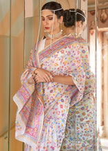 Load image into Gallery viewer, Blush Pink Banarasi Jamawar Woven Silk Saree Clothsvilla