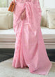 Load image into Gallery viewer, Shades Of Pink Lucknowi Chikankari Weaving Silk Saree Clothsvilla