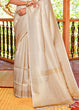 Load image into Gallery viewer, Ivory White Woven Kanjivaram Saree:Limited Edition Clothsvilla