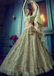 Load image into Gallery viewer, Mint Green Designer Soft Net Lehenga Choli with Ruffles and Sequin, Dori work Clothsvilla