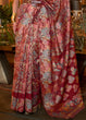 Load image into Gallery viewer, Ruby Red Kashmiri Handloom Weaving Silk Saree Clothsvilla