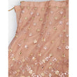 Load image into Gallery viewer, Peach Thread and Foil Mirror Cutwork Lehenga choli ClothsVilla