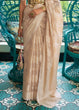 Load image into Gallery viewer, Shades Of Brown Chikankari Weaving Silk Saree with Sequins work Clothsvilla