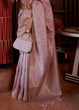 Load image into Gallery viewer, Opera Mauve Purple Woven Tussar Silk Saree Clothsvilla