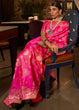Load image into Gallery viewer, Fuscia Pink Handloom Woven Satin Silk Saree Clothsvilla