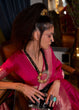 Load image into Gallery viewer, Cerise Pink Woven Khaddi Georgette Silk Saree Clothsvilla
