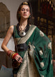Load image into Gallery viewer, Sacramento Green Woven Khaddi Georgette Silk Saree Clothsvilla