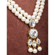 Load image into Gallery viewer, 2 Layer Gold Plated Pearl Necklace Alloy Jewel Set ClothsVilla