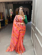 Load image into Gallery viewer, Pink Color Zari Weaving Work Organza Saree Clothsvilla