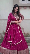Load image into Gallery viewer, Pink Color Sequence Work Fancy Lehenga Choli Clothsvilla