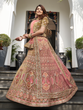 Load image into Gallery viewer, Olive Green Velvet Semi Stitched Lehenga With Unstitched Blouse Clothsvilla