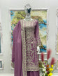 Load image into Gallery viewer, Glorious Dusty Pink Color Embroidered Sharara Suit Clothsvilla