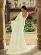 Load image into Gallery viewer, Apricot Soft Net Saree With Unstitched Blouse Clothsvilla