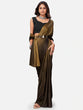 Load image into Gallery viewer, Gold Color Ready to wear Lycra saree with Metal Belt ClothsVilla
