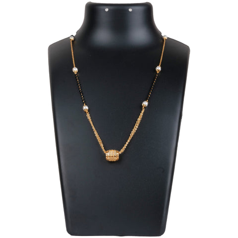 2 layer Chain Brass Mangalsutra ClothsVilla Main image