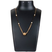Load image into Gallery viewer, 2 layer Chain Brass Mangalsutra ClothsVilla