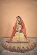 Load image into Gallery viewer, Sensational beige Colored Lehenga Choli With zari &amp; Stone Work Clothsvilla