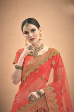 Load image into Gallery viewer, Heavy Bridal Wear Lehenga Choli With Dupatta All over Zari Work Clothsvilla