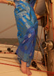 Load image into Gallery viewer, Shades Of Blue Two Tone Designer Satin Silk Saree Clothsvilla