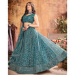 Load image into Gallery viewer, Dark Rama Thread and Sequence work Lehenga choli ClothsVilla