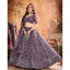 Warm Grey Thread and Sequence work Lehenga choli ClothsVilla