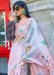 Load image into Gallery viewer, Multi Coloured Floral Printed Satin Organza Saree Clothsvilla