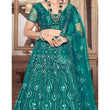 Load image into Gallery viewer, Dark Rama Thread and Sequence work Lehenga choli ClothsVilla