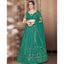 Light Rama Thread and Foil Mirror Cutwork Lehenga choli ClothsVilla