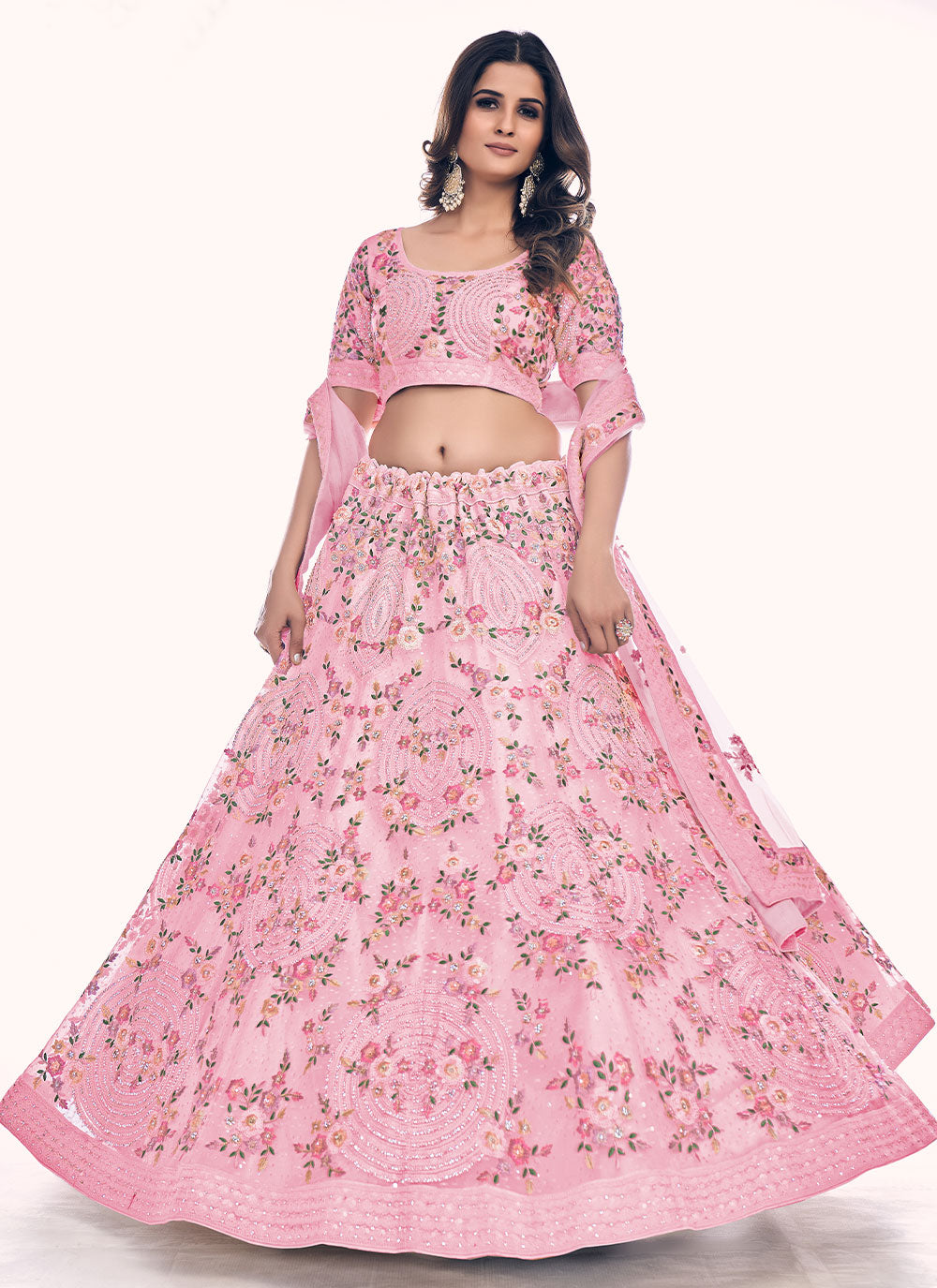 Net Lehenga Choli Clothsvilla Main image