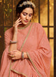 Load image into Gallery viewer, Peach Color Resham And Sequins Base Georgette Flared Lehenga Choli Clothsvilla