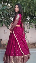 Load image into Gallery viewer, Pink Color Sequence Work Fancy Lehenga Choli Clothsvilla